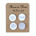 House to Town Badge Set
